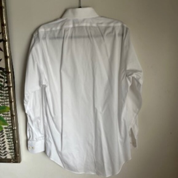 🧡3/15 NWOT Lands' End Outfitters No Iron Oxford Button Down Shirt Men's 16X33 - Picture 2 of 8